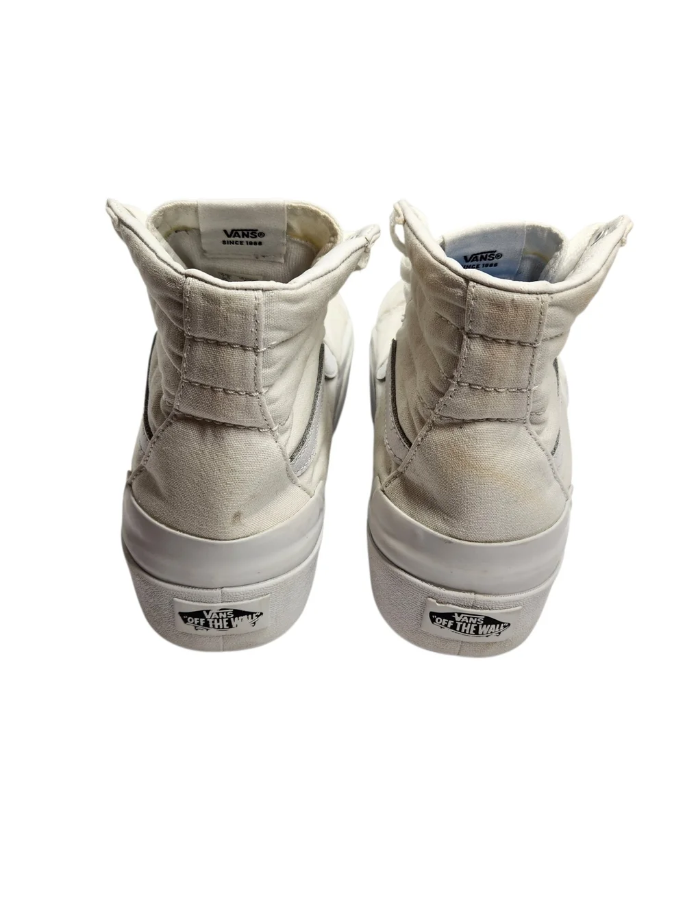 Vans Sk8-Hi Platform Sneakers in Off-White